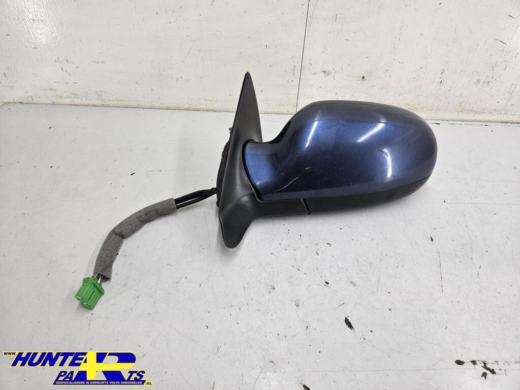 Buitenspiegel L blauw 450 Volvo V70/S60 ('00-'03), Gebruikt, Ophalen of Verzenden, Volvo, Volvo
