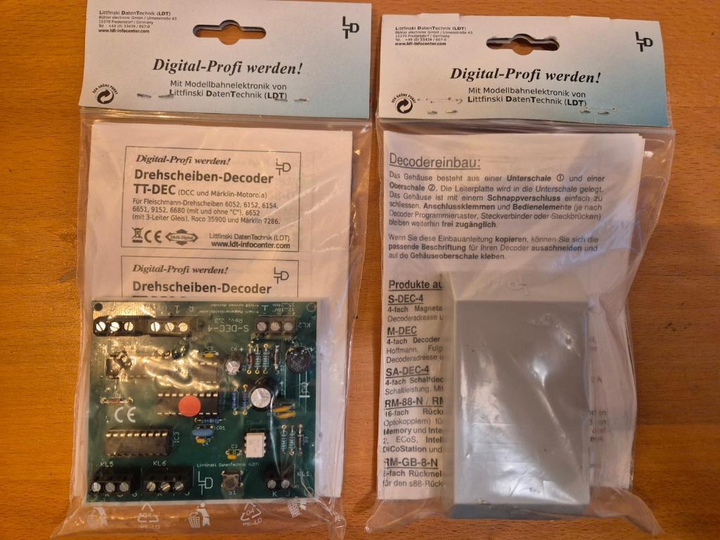 Littfinski magneetartikel decoder S-DEC-4-MM-F, Overige merken, Gelijkstroom of Wisselstroom, Overige typen, Nieuw