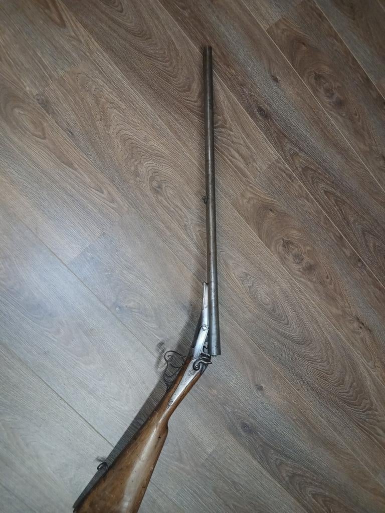 Antiek centraalvuur geweer caliber 16, Antiek en Kunst, Ophalen of Verzenden