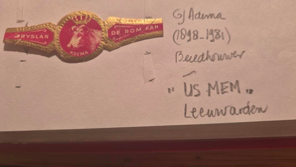 Sigarenbanden Leeuwarden, Verzamelen, Ophalen, Zo goed als nieuw, Sigarenbandjes