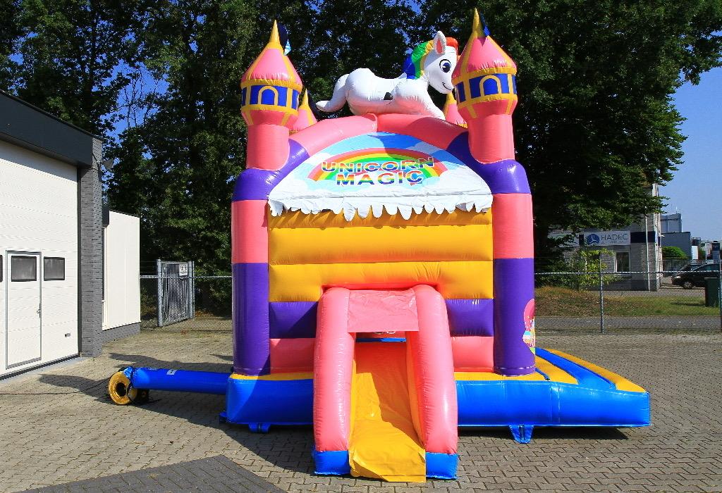 Unicorn Springkussen te Huur, Ophalen of Verzenden, Zo goed als nieuw