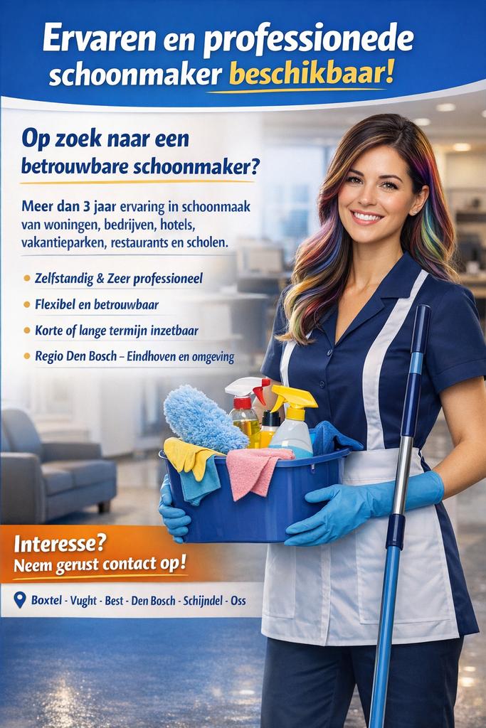 Schoonmaken, Vacatures, Vacatures | Schoonmaak en Facilitaire diensten, Overige niveaus, Starter, Overige vormen