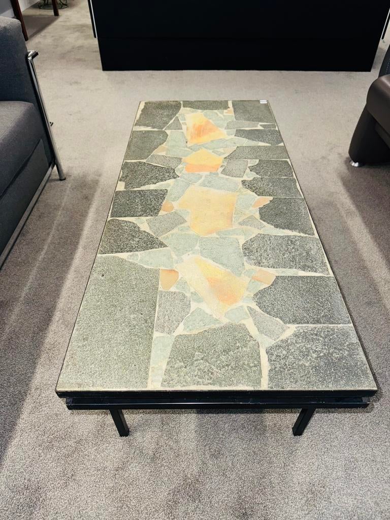 Vintage Brutalist salontafel koffietafel zware kwaliteit, Ophalen of Verzenden
