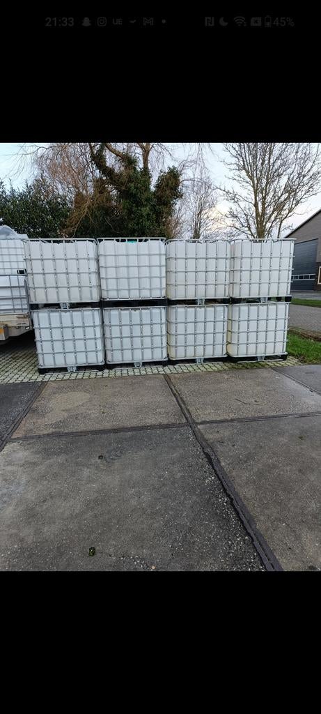 Ibc 1000 litet container, Tuin en Terras, 150 liter of meer, Ophalen, Zo goed als nieuw