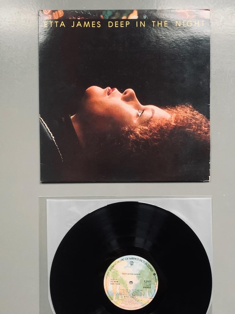 ETTA JAMES LP Vinyl DEEP IN THE NIGHT Label MISPRINT, Ophalen of Verzenden, Gebruikt, 12 inch, R&B