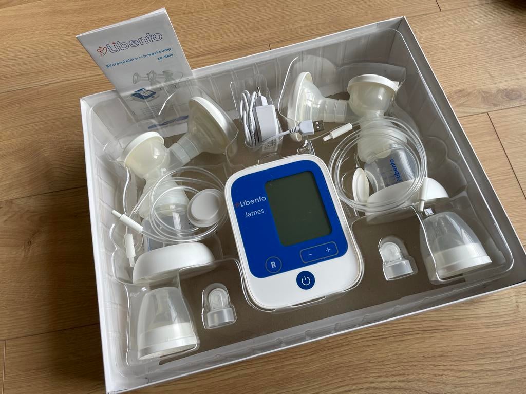 Libento James dubbele borstkolf - zo goed als nieuw!, Kinderen en Baby's, Babyvoeding en Toebehoren, Ophalen of Verzenden, Zo goed als nieuw