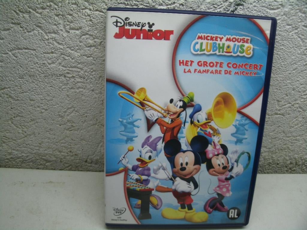 dvd 194k mickey mouse het grote concert, Cd's en Dvd's, Alle leeftijden, Ophalen of Verzenden, Zo goed als nieuw, Europees
