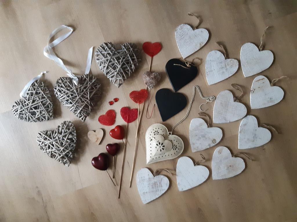 Verzameling Hartjes  Valentijn  serie 2, Ophalen, Gebruikt