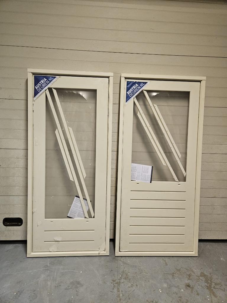 Merbau Achter / Balkon deur schuurdeur met kozijn HARDHOUT, Ophalen of Verzenden, Nieuw, Hout, Buitendeur