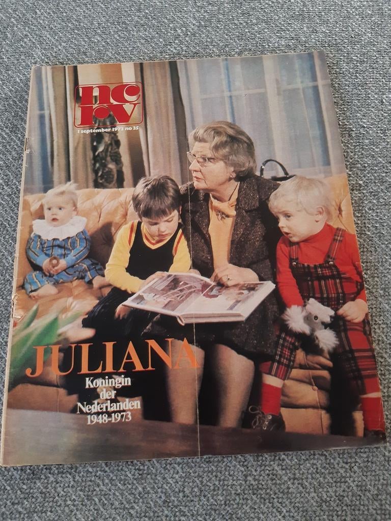 35.NCRV 1973. Koningin Juliana. Johann Strauss. Amalia Rodri, Ophalen of Verzenden, 1960 tot 1980