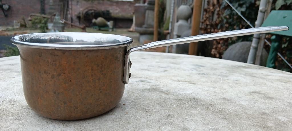 Vintage koperen saus melk pannetje van NORWAY (K46), Huis en Inrichting, Keuken | Potten en Pannen, Kookpan of Snelkookpan, Overige materialen