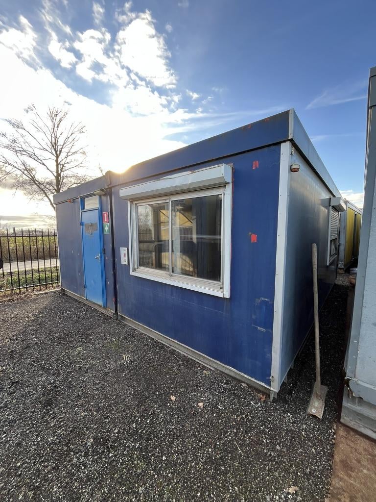 Kantoor/schaftunit/bouwkeet/keet/carnaval incl. toilet., Ophalen, Gebruikt