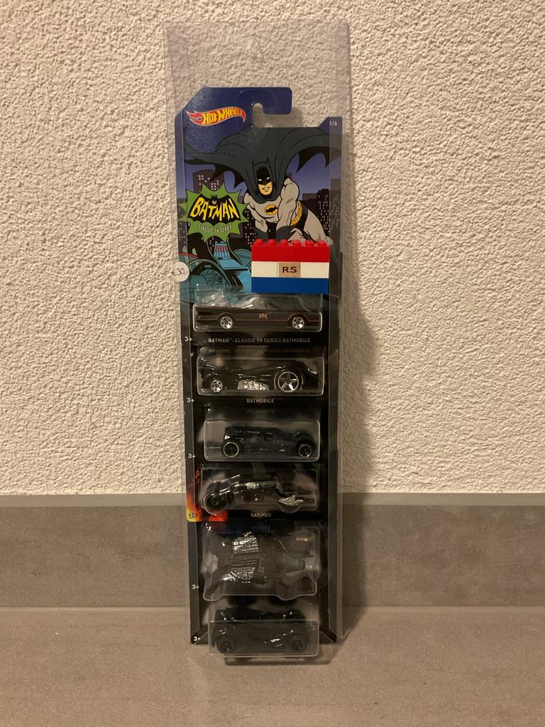 Hot Wheels - Complete Batman Set - JL10 - Nieuw, Hobby en Vrije tijd, Modelauto's | Overige schalen, Nieuw, Auto, Ophalen of Verzenden