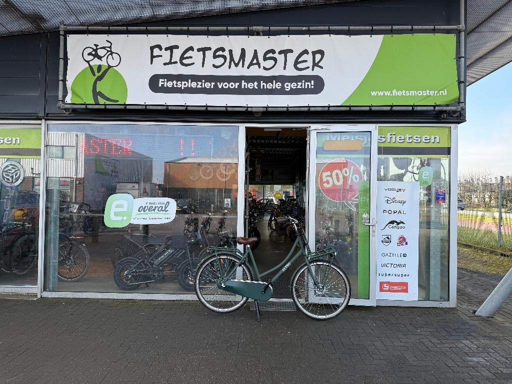 FIETSMASTER Retro Transportfiets 28 inch RB3 57cm MAT GREEN