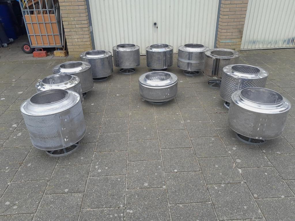 Vuurkorf van wasmachinetrommel te koop, Tuin en Terras, Ophalen of Verzenden, Zo goed als nieuw, Vuurkorf