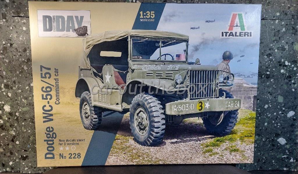 Dodge WC-56/57 Command car 1:35 Italeri Ita024, Verzenden, 1:32 tot 1:50, Nieuw, Italeri
