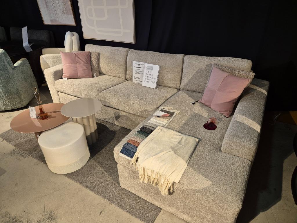 Loungebank Paris + 5 jaar garantie en vlekkenservice, Huis en Inrichting, Hoekbank, Nieuw, Ophalen of Verzenden, 150 cm of meer