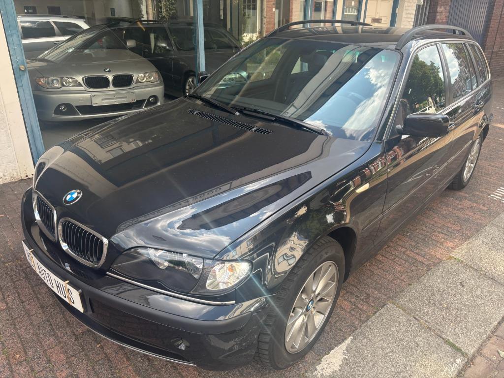 Bmw 318I 2.0 Zwart,Leder,Clima, Auto's, 1995 cc, Zwart, Leder, Handgeschakeld
