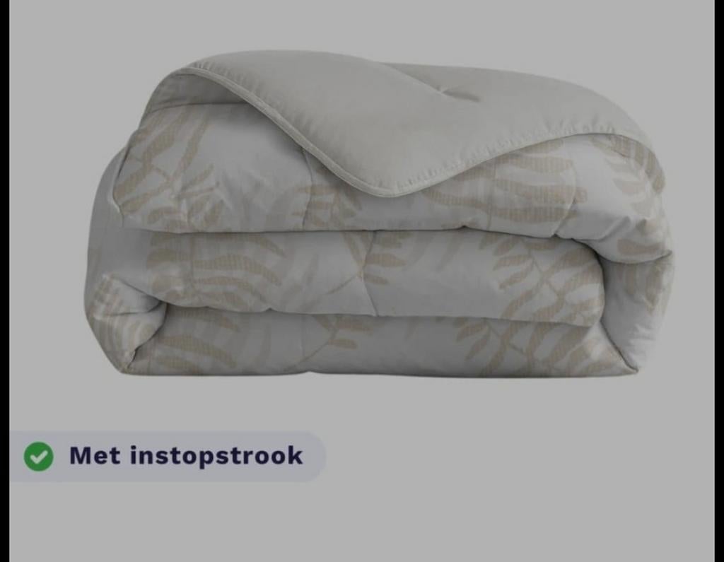 Uitwasbare dekbedden met vast overtrek, Bruin, Overige maten, Nieuw, Ophalen of Verzenden