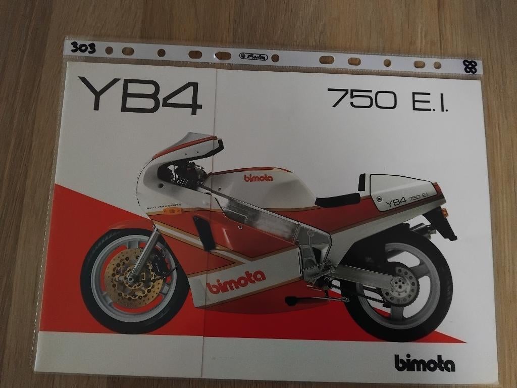 BIMOTA YB4 750 E.I. FOLDER BROCHURE IT/EN, Motoren, Handleidingen en Instructieboekjes, Verzenden, Overige merken