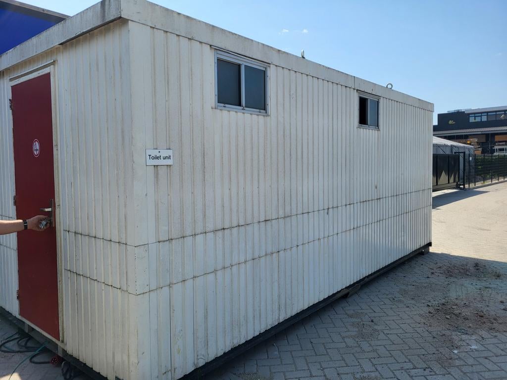 6 meter sanitair-unit te koop, Ophalen of Verzenden
