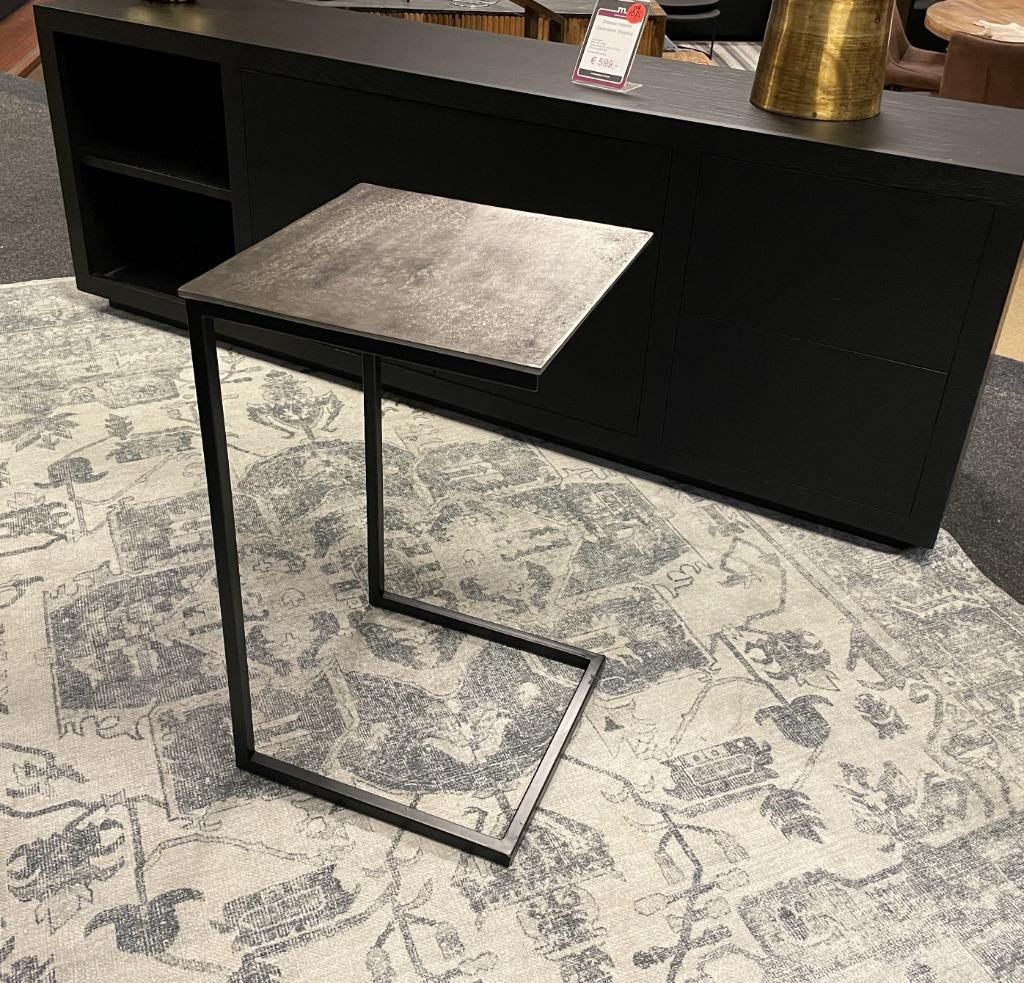 Bijzet/Laptoptafel €59,- Nickel Direct/leverbaar E-1685, Ophalen, Minder dan 50 cm, 50 tot 75 cm, #Laptoptafel#Bijzettafel#Nikkel#Salontafel#Stuntaanbieding