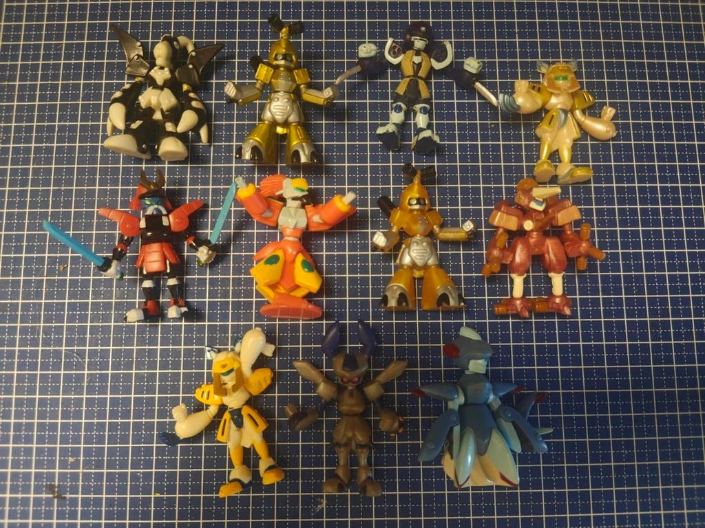 Vintage Medabots Verzameling 11 Figuurtjes, Ophalen of Verzenden, Zo goed als nieuw