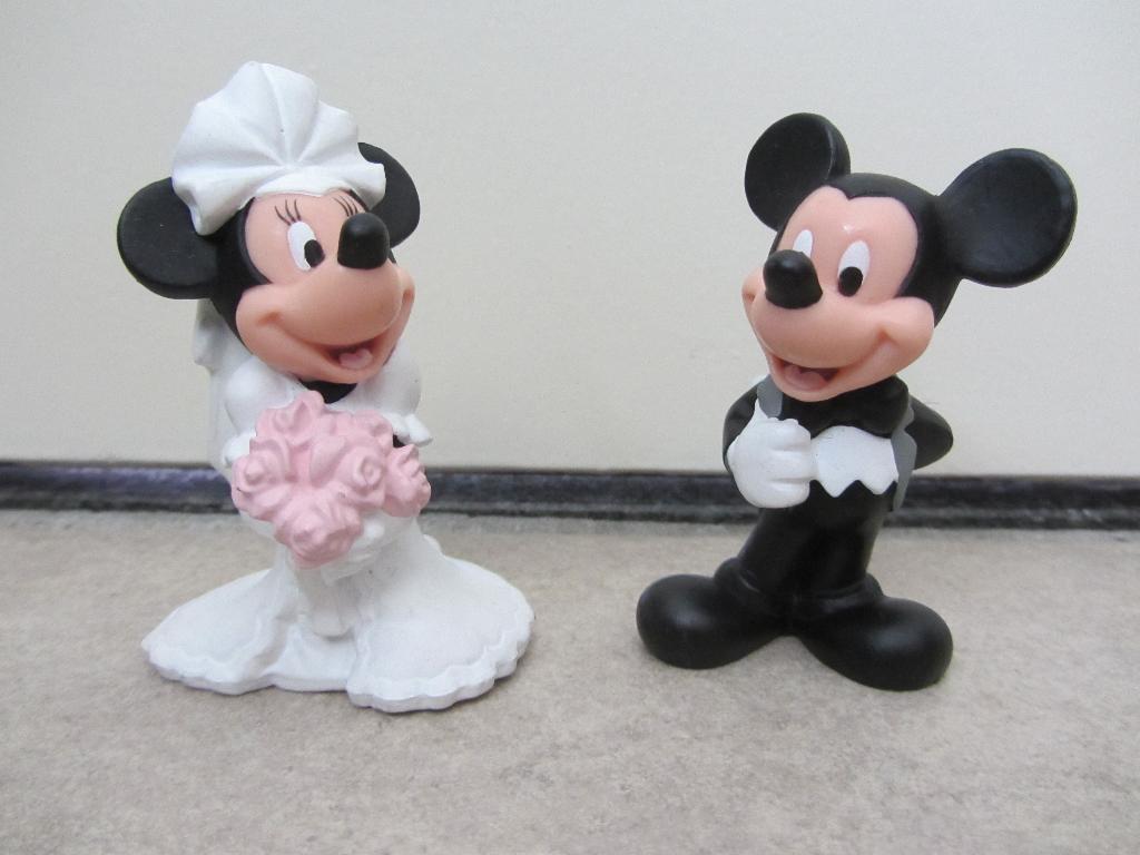 figuurtje Mickey en Minnie, Ophalen of Verzenden, Zo goed als nieuw