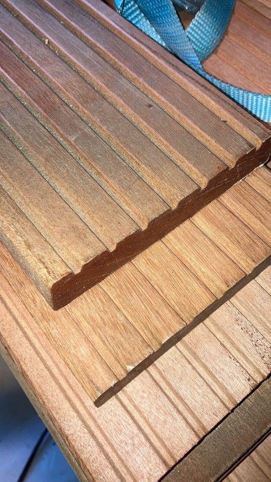 Bankirai vlonderplank hardhout | 22x145mm | Kapur, Ophalen of Verzenden, Nieuw, Hout