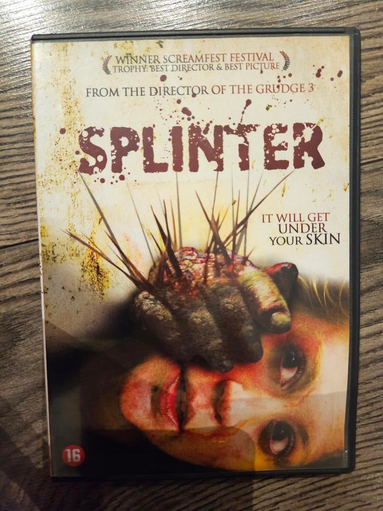 Splinter DVD - Horror Creature Feature, Vanaf 16 jaar, Ophalen of Verzenden, Zo goed als nieuw, Monsters