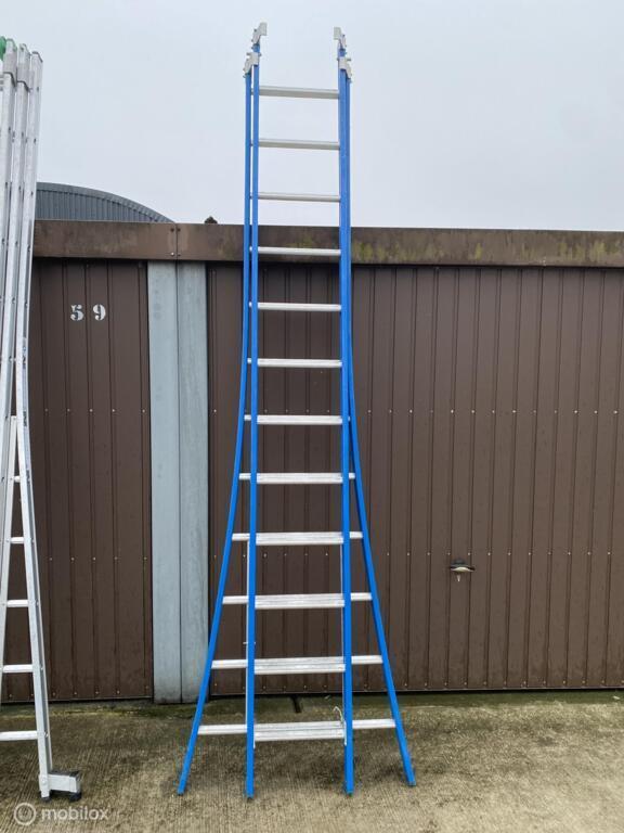 ASC ladder 2x12 nieuw!, Doe-het-zelf en Verbouw, Ladders en Trappen, Asc, Asc, Nieuw, Ophalen of Verzenden