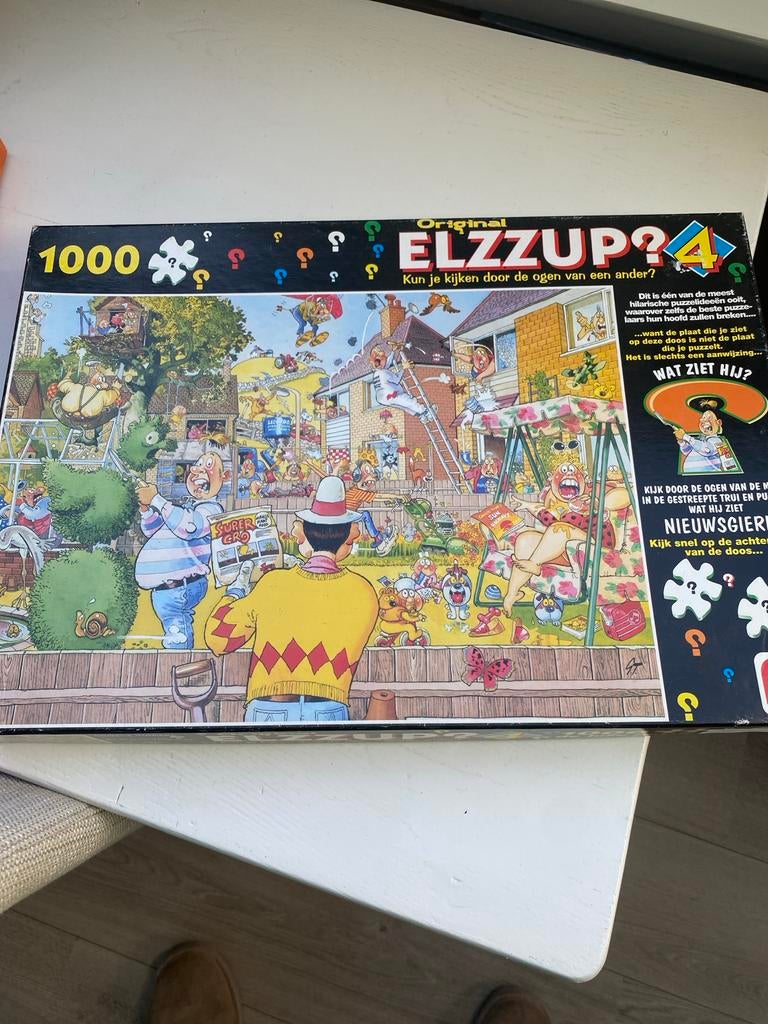 Puzzel lijkt op wasgij, Ophalen of Verzenden, 500 t/m 1500 stukjes, Zo goed als nieuw