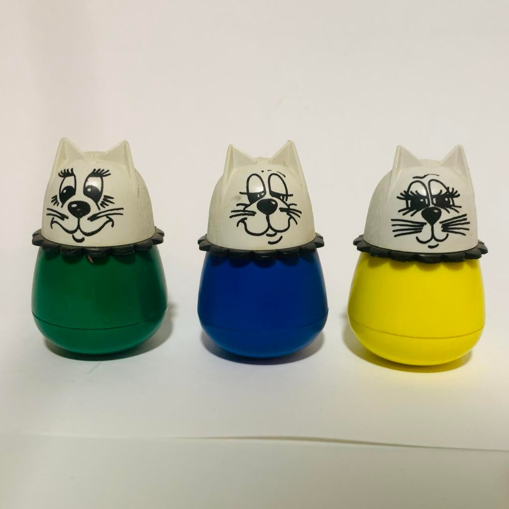 Vintage Pelikan stiften met katten decoratie katmarkers, Ophalen of Verzenden, Gebruikt, Vulpen, Overige merken