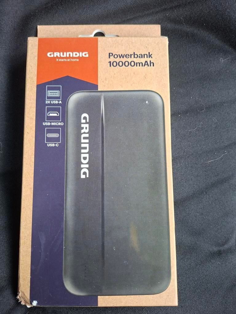 Partij Grundig Powerbank 10000mAh - nieuw in verpakking, Ophalen of Verzenden, Nieuw