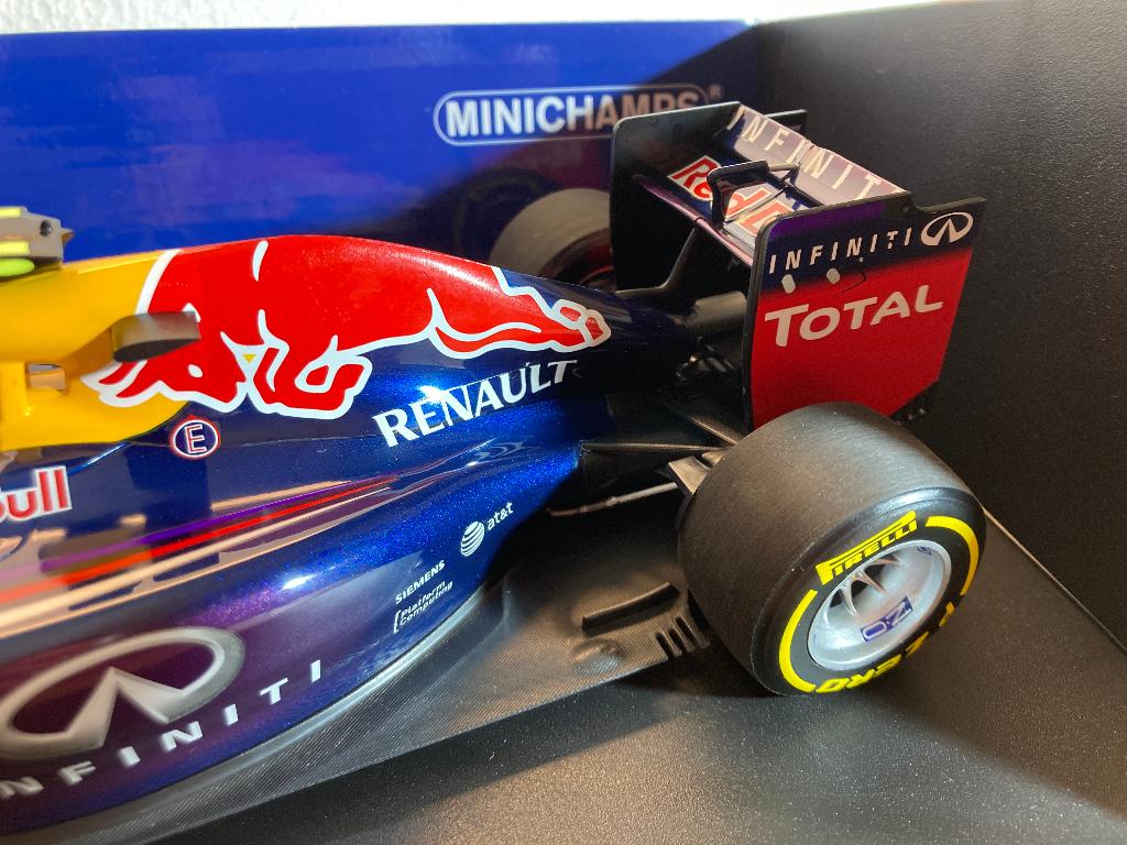 ✅ Daniël Ricciardo 1:18 Infiniti Red Bull Racing RB10 2014, Ophalen of Verzenden, Nieuw, Formule 1