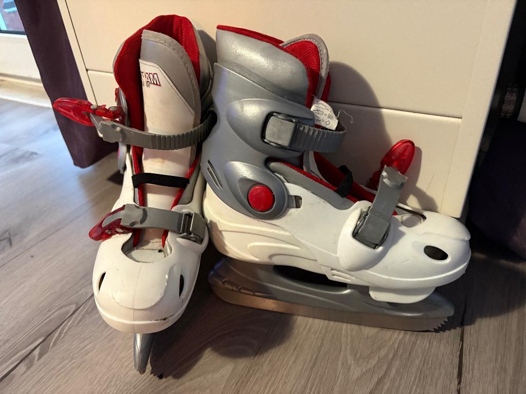 Nijdam verstelbare kinder schaatsen maat 32 tot 36. Skates, Ophalen, Gebruikt, Kunstschaatsen, Nijdam