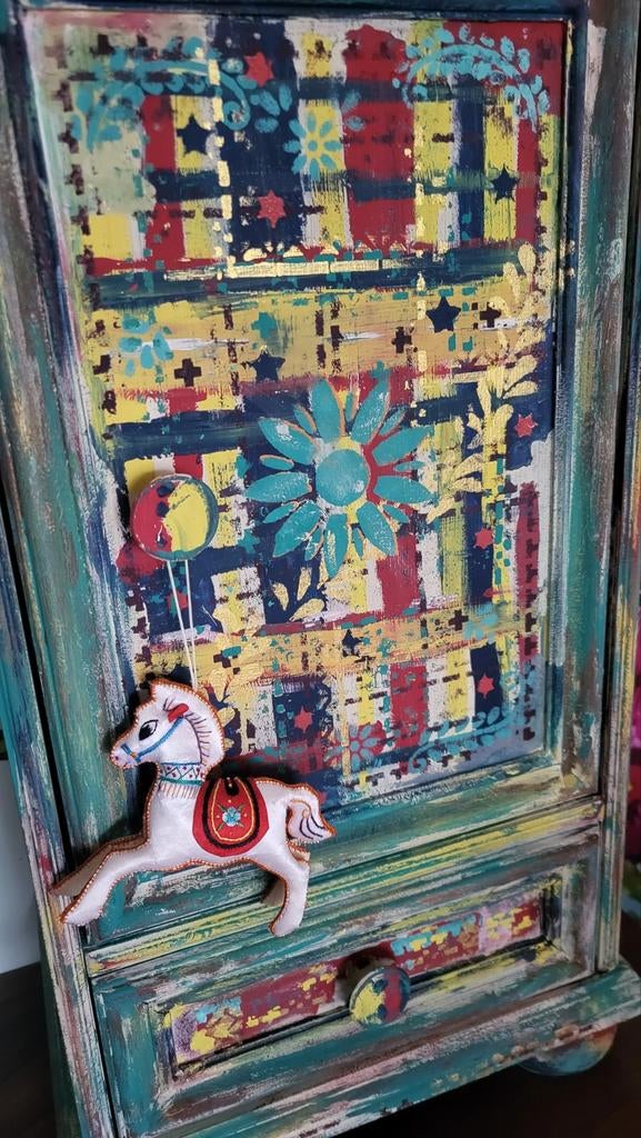 Mexicaans/Folk Art/Kastje/Kast/Boho, Ophalen