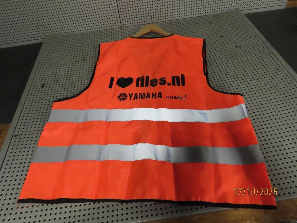Fluohesje Veiligheid Motorhesje "I love files" oranje hesje, Motoren, Overige typen, Dames, Ophalen of Verzenden, Tweedehands