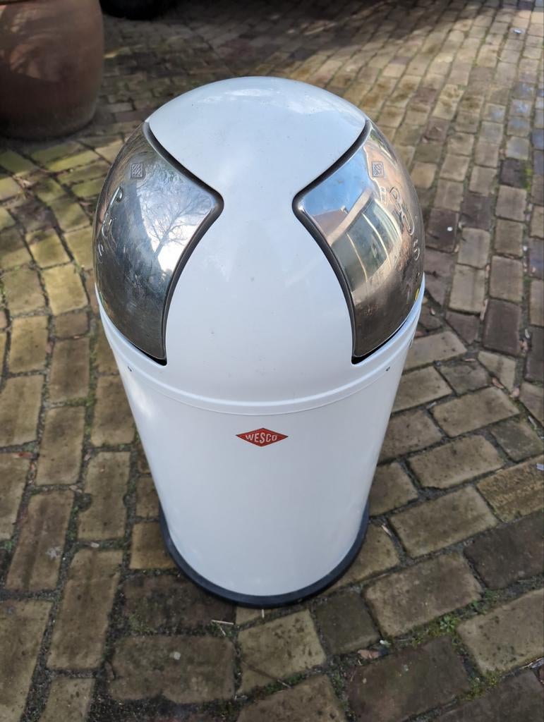 Wesco dubbele prullenbak, 40 liter of meer, Ophalen, Gebruikt, Minder dan 50 cm