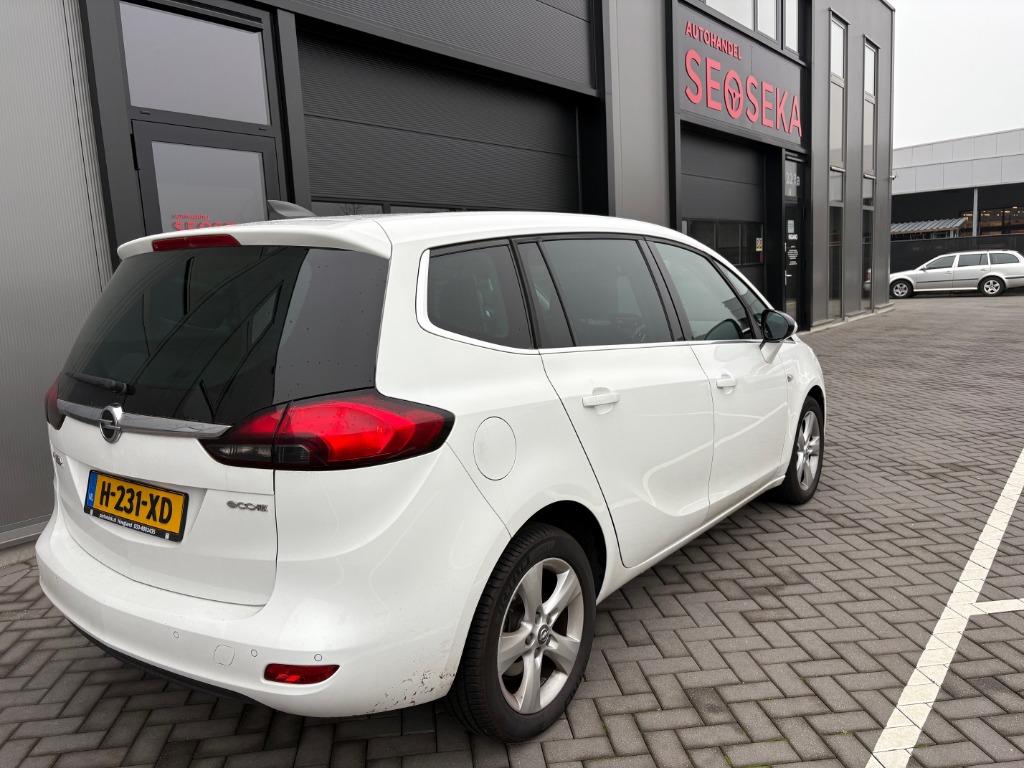 Opel Zafira 1.6 CNG Turbo 150pk 2016 Wit, Voorwielaandrijving, 4 cilinders, CNG (Aardgas), Wit