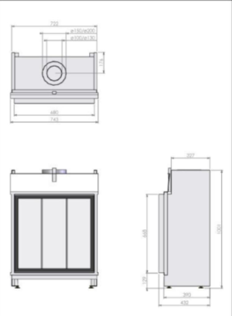 Bellfires Topsham Large, Huis en Inrichting, Haarden, Barbas, Barbas, Ophalen of Verzenden, Barbas