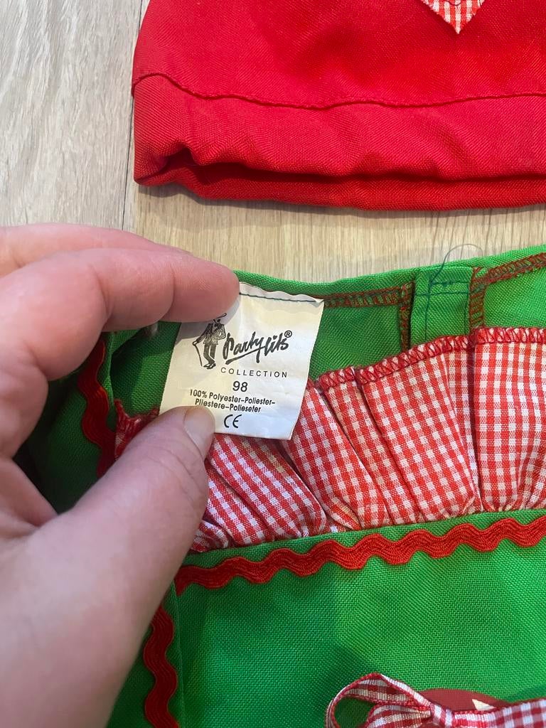 Kabouter Jurkje - Maat 98, Kinderen en Baby's, Carnavalskleding en Verkleedspullen, Ophalen of Verzenden, Zo goed als nieuw, 104 of kleiner