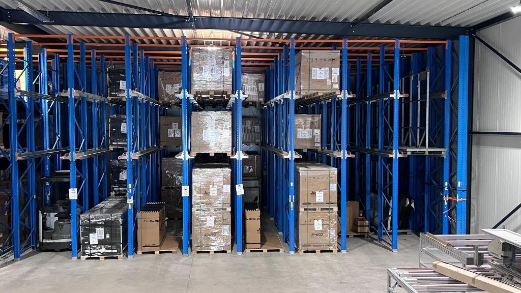 Stow inrijstelling 635 euro pallets, Ophalen