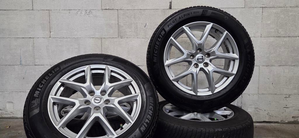 18" Volvo XC60 originele velgen Michelin winterbanden, 18 inch, Gebruikt, Banden en Velgen, 235 mm