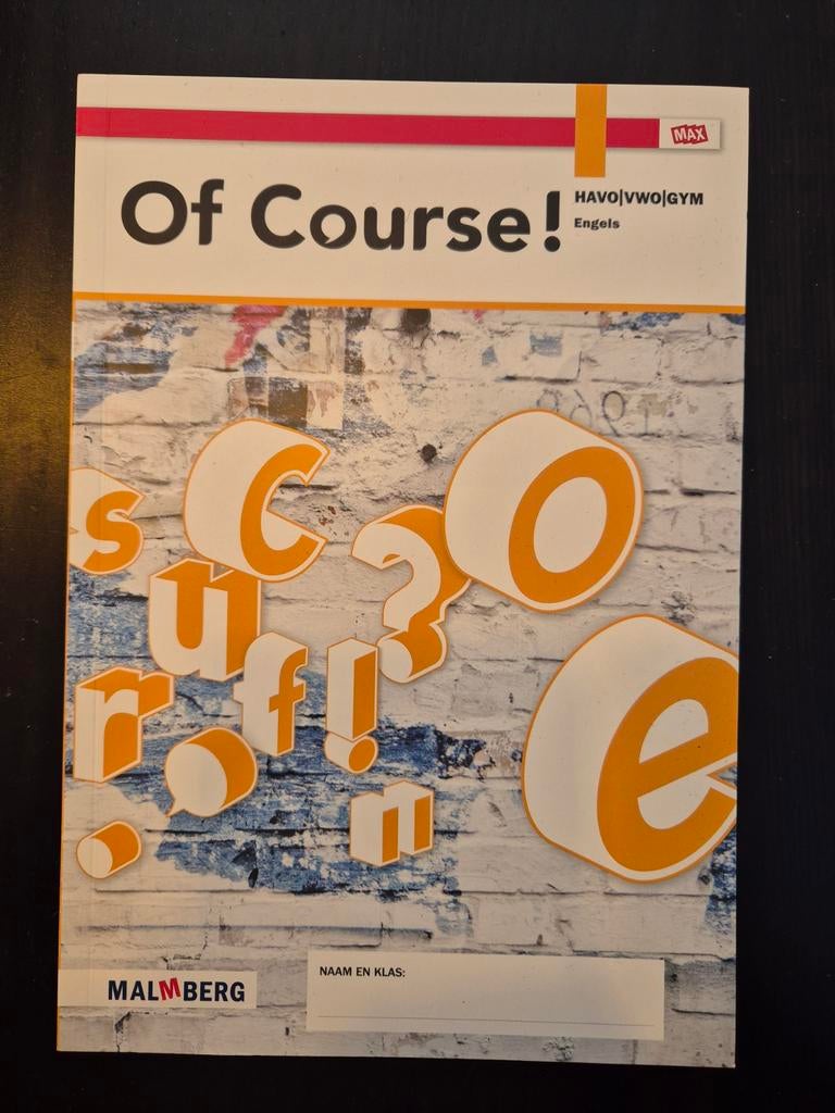 Of Course - Engels - HAVO, Verzenden, Zo goed als nieuw, Overige niveaus, Nederlands