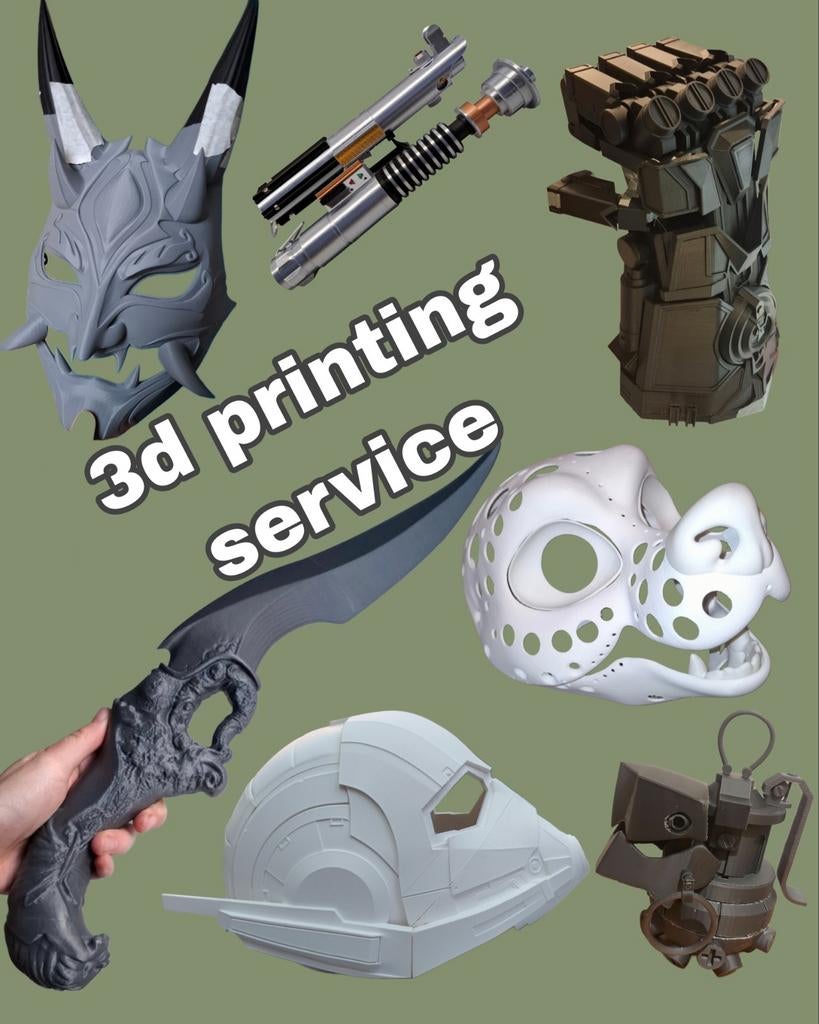 3d printen op aanvraag 3d printing on commission, Tickets en Kaartjes, Recreatie | Dierentuinen, Eén persoon