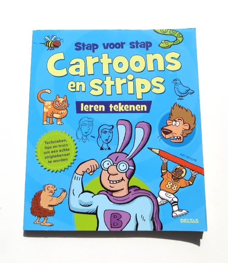 Leren Tekenen M5395: Stap voor stap Cartoons en strips 10+, Non-fictie, Art Roche, Ophalen of Verzenden, Zo goed als nieuw