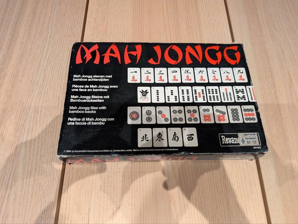 Mah Jongg spel in koffer, Ophalen