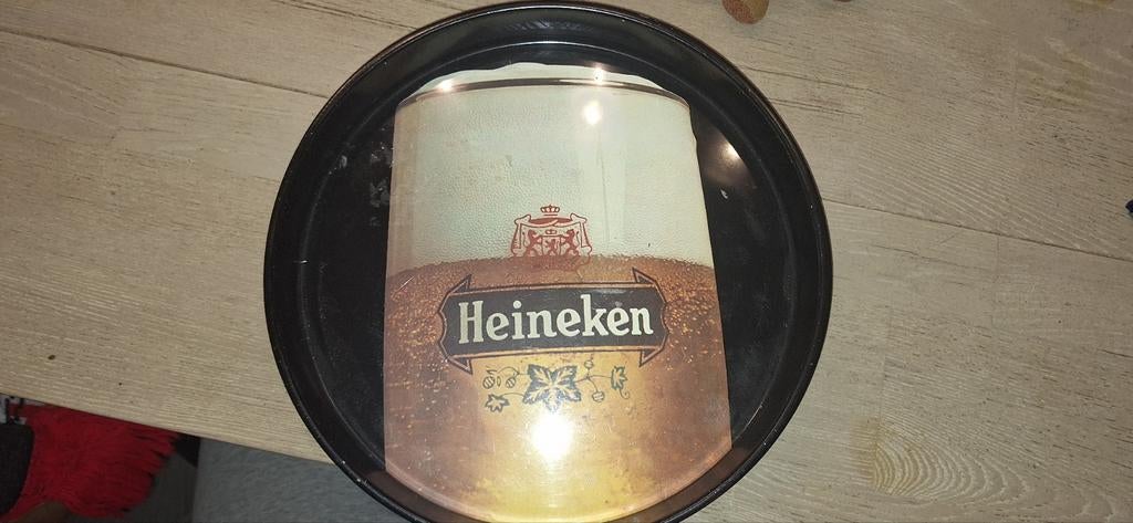 Vintage Heineken dienblad (12226), Ophalen of Verzenden, Zo goed als nieuw, Heineken