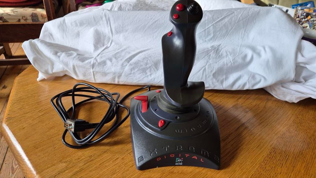 Logitech WingMan Extreme Digital joystick retro PC, Ophalen of Verzenden, Gebruikt, Logitech